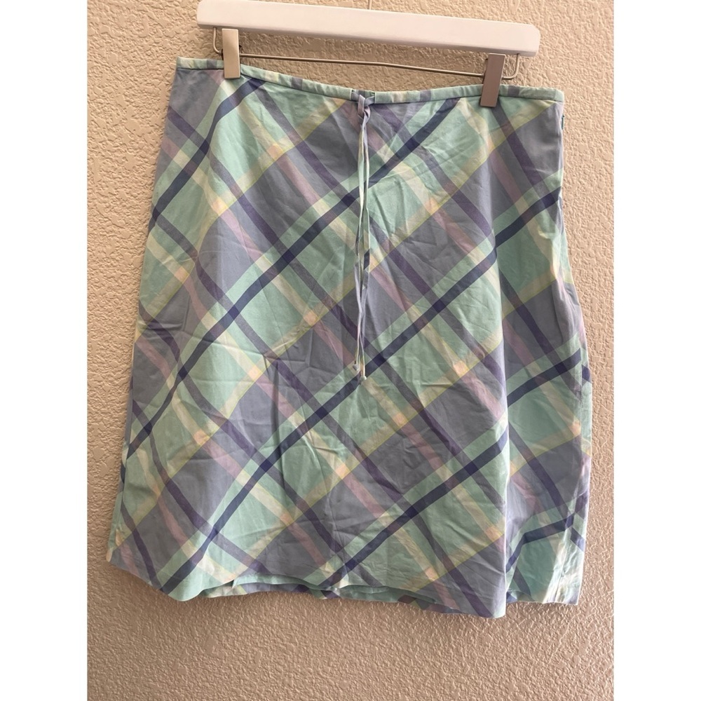 Gap Plaid Drawstring Skirt Women’s Size 14